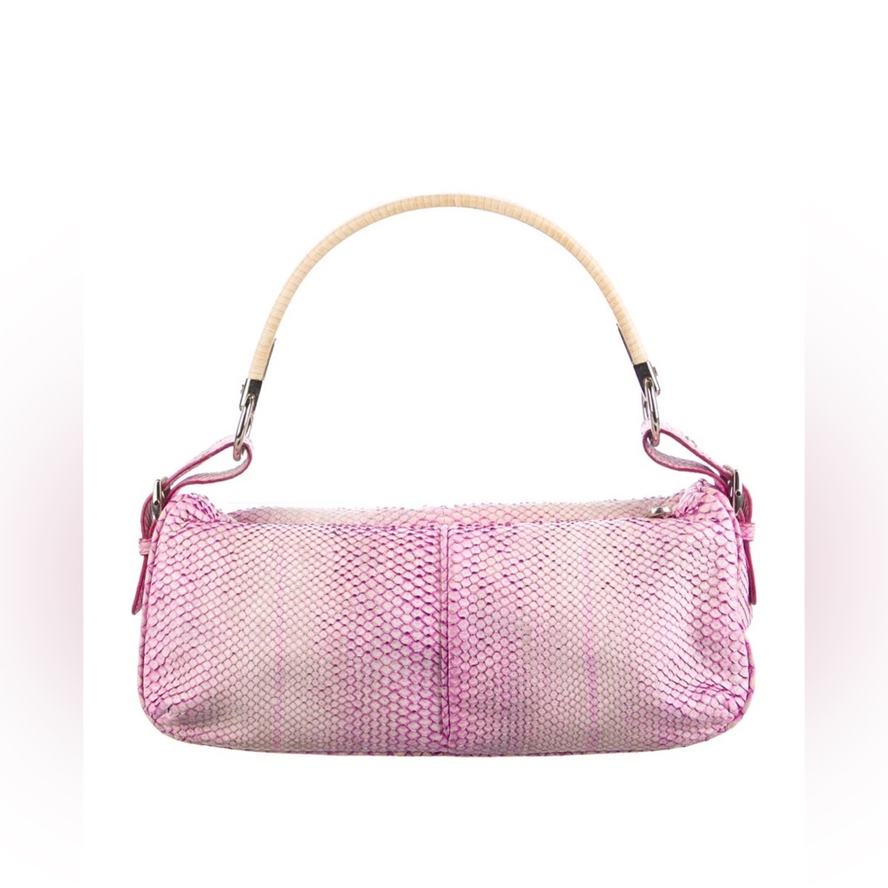SERGIO ROSSY Pink Sneaking Animal Print Bag